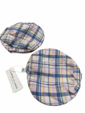 Janie and Jack Pastel Newsboy Hat Twin Set